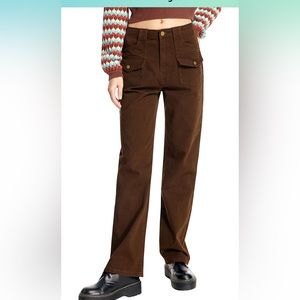 High waisted baggy pants